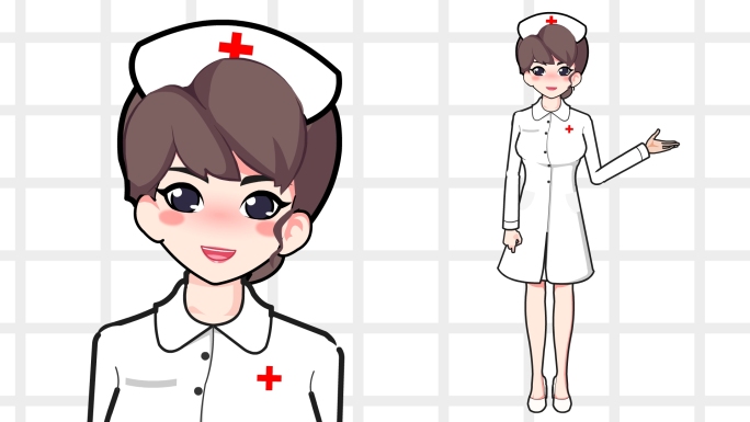 女医生 卡通人物 卡通护士 MG人物
