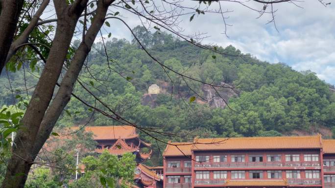 弘源寺后山佛头石像