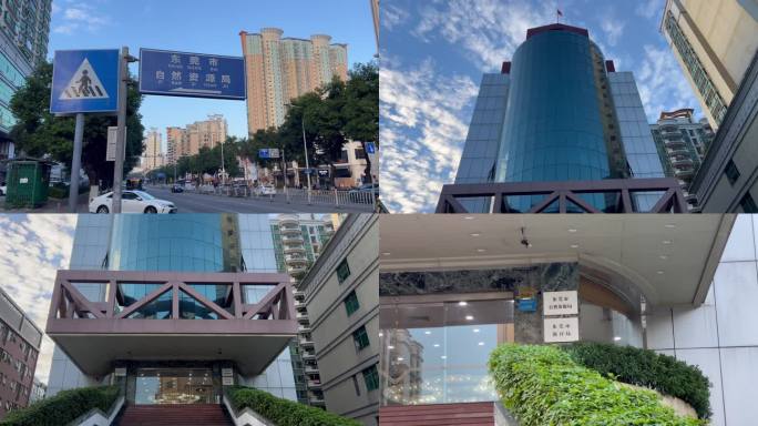 东莞市资源管理局 办公大楼大门外观