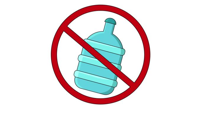 禁止图标和加仑图标的动画视频