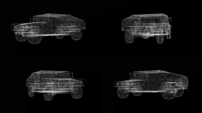 3D军用汽车在黑色背景上旋转。战争的概念。商业广告背景。用于标题，文本，演示。3d动画60 FPS。