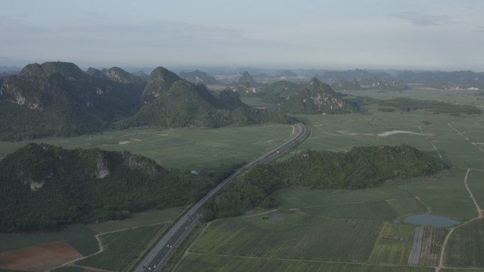 广西高速公路 崇左靖西高速 原创航拍