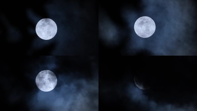 【4K超清】月亮实拍