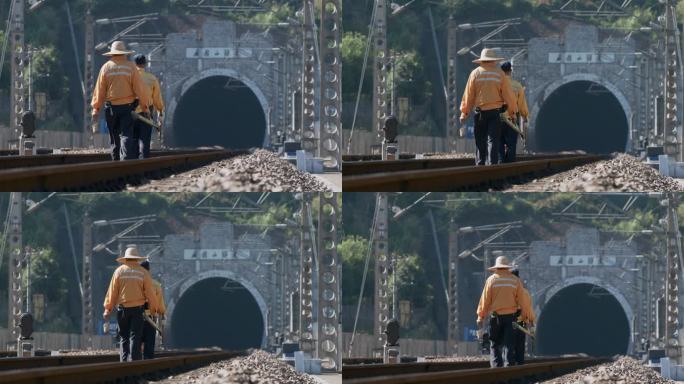 铁路工务段作业