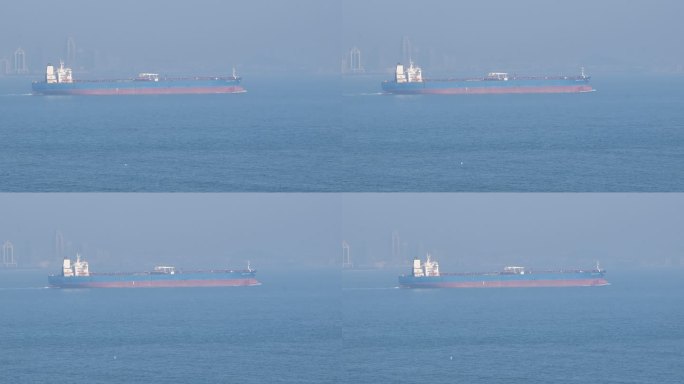 青岛大海轮船货轮灯塔实拍P1182636