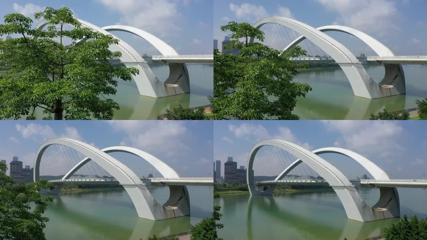 航拍南宁大桥