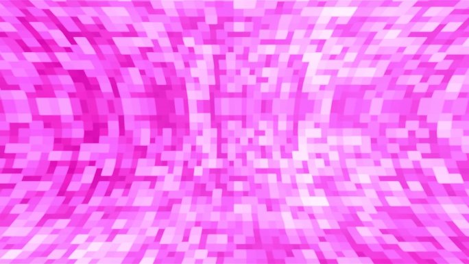 模糊的像素曲线和旋转像一个万花筒在粉红色的背景。