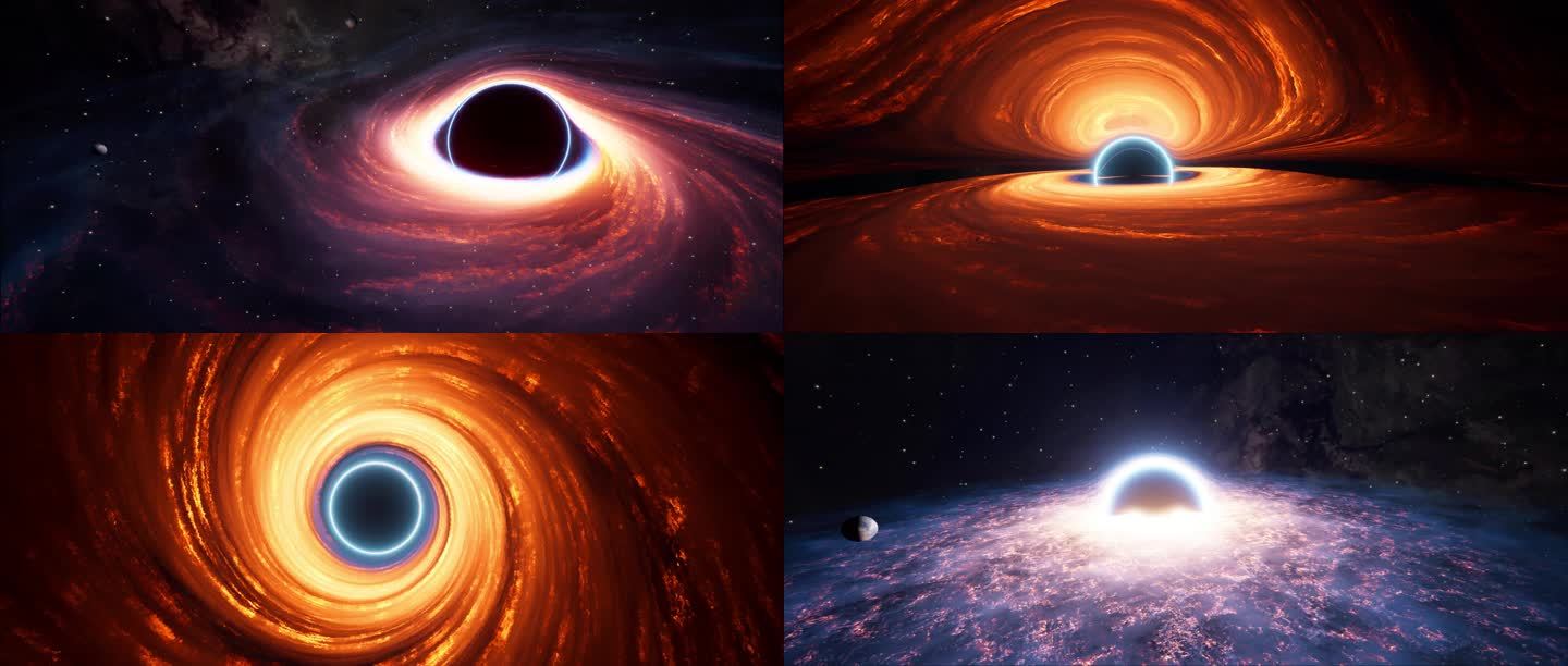 4K宇宙黑洞视频素材