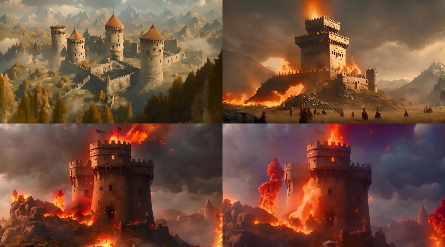 燃烧的塔楼战争