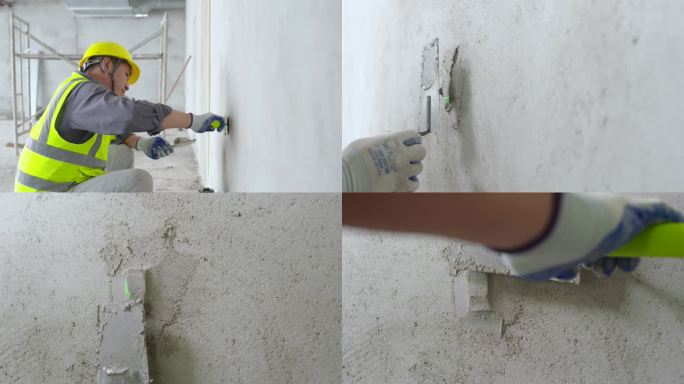 刷腻子装修墙壁水泥墙涂料