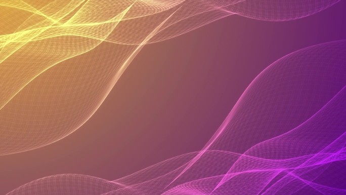 黄紫色的抽象背景与移动的网格。动画的抽象明亮的背景与中间的自由空间。它可以垂直和水平使用。