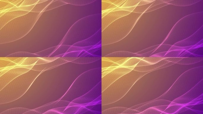 黄紫色的抽象背景与移动的网格。动画的抽象明亮的背景与中间的自由空间。它可以垂直和水平使用。