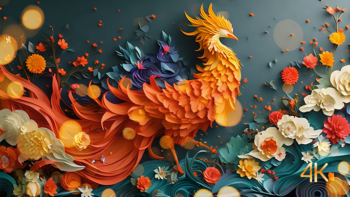 龙凤呈祥 龙年新春大吉 4K片头国潮古风