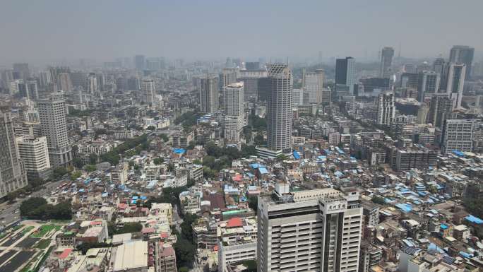 广州海珠广场航拍（大场景）