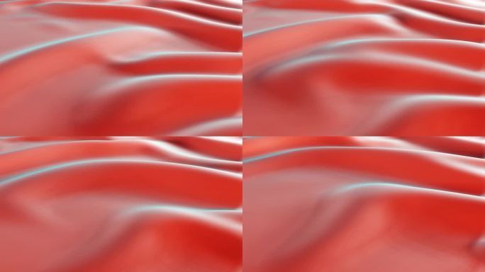 光滑的丝绸表面有波纹和褶皱的组织波浪