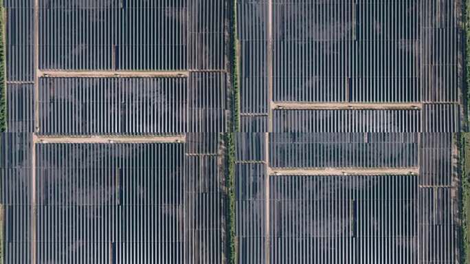 Parque Solar Fotovoltaico Cumayasa -鸟瞰太阳能农场和多米尼加共和