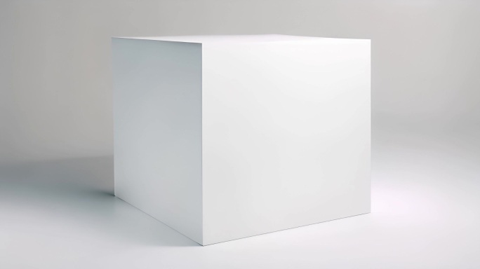 白色立方体 方块 白色方块