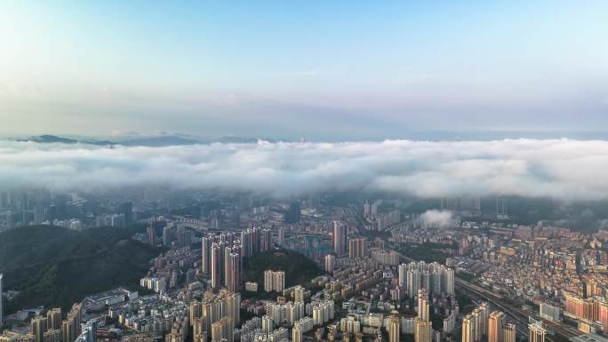 深圳云海航拍延时