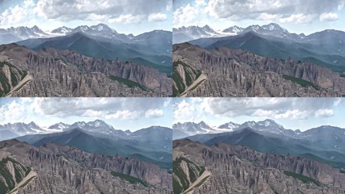 4K新疆自然风光天山石林宣传片旅行空镜