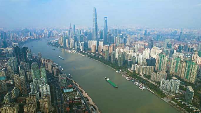 上海外滩黄埔江陆家嘴高端地产商务金融中心