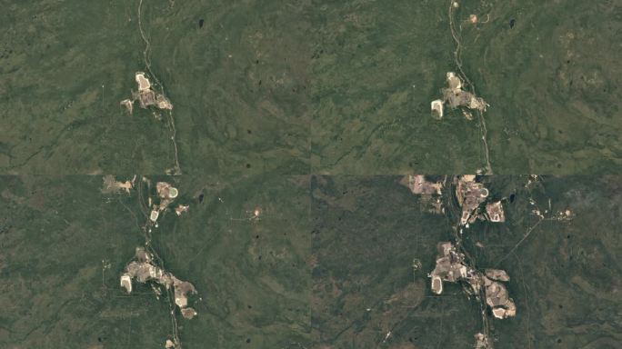 地球的宝藏揭示:阿尔伯塔省从太空采矿的时间间隔:1984-2022