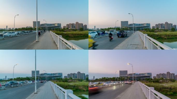 【8K超清】惠阳半岛桥大范围延时日转夜景