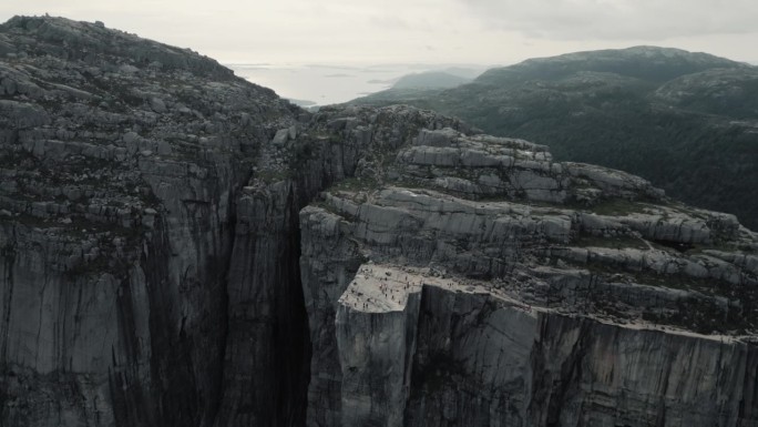 布道石挪威电影无人机视频