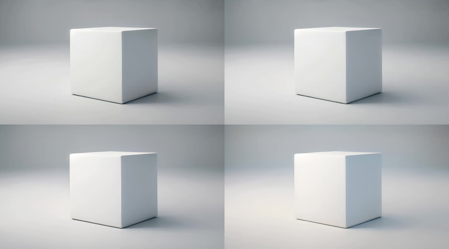 白色立方体 方块 白色方块 造型 简洁