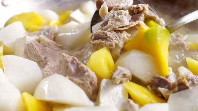 萝卜豆腐羊肉一锅烩 一锅鲜-羊汤-炖羊肉