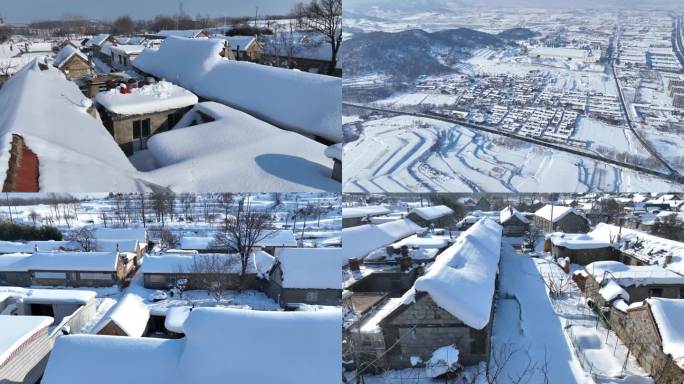 村庄雪景