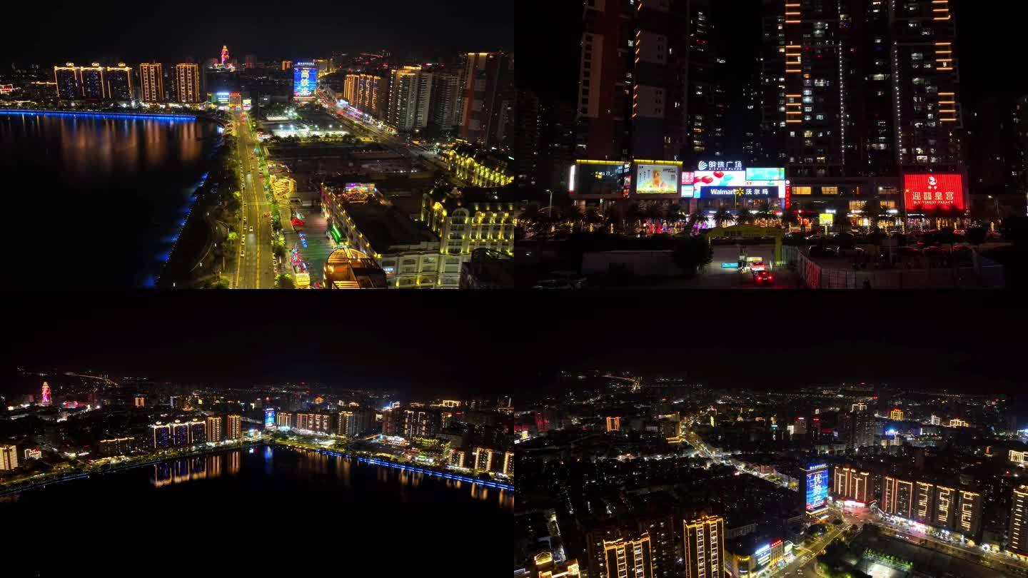 汕尾市城区 显达广场 夜景