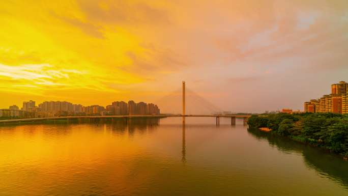 【8K超清】惠州合生大桥大范围延时