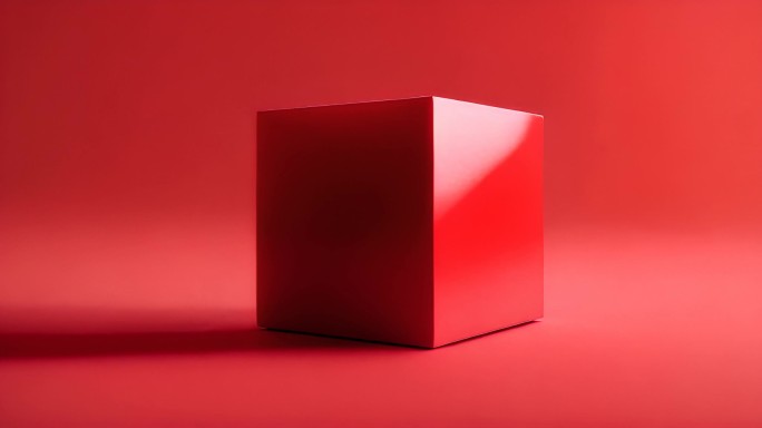 红色立方体 方块 红色方块 造型