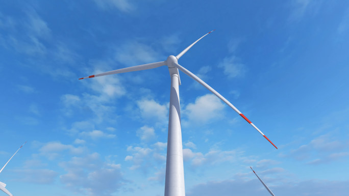 风力发电新能源碳中和碳达峰4K