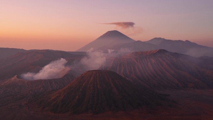 布罗莫火山 bromo 火山 日出 延时