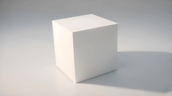 白色立方体 方块 白色方块 造型