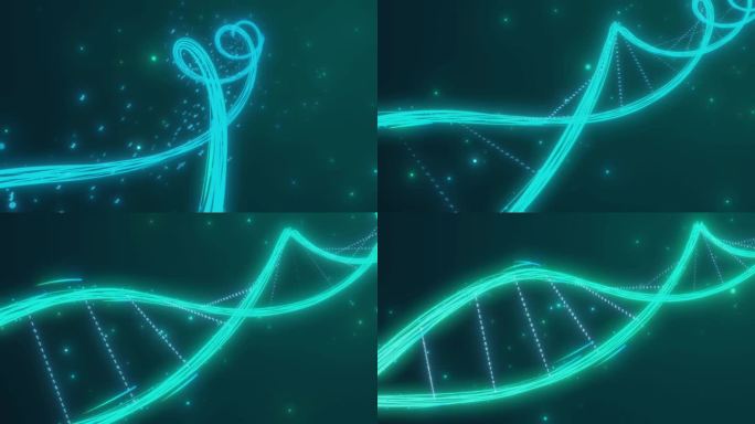 DNA粒子 基因链可更改AE模板粒子素材