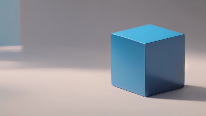 蓝色立方体 方块 蓝色方块 造型