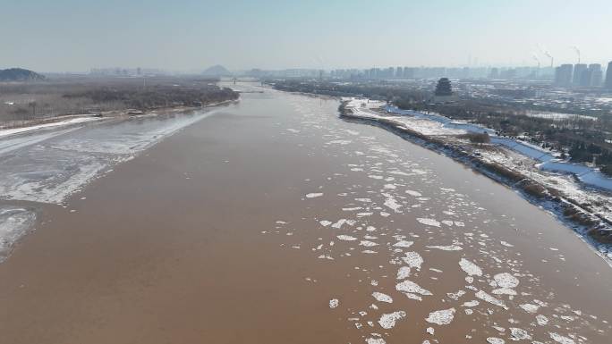济南黄河冰凌