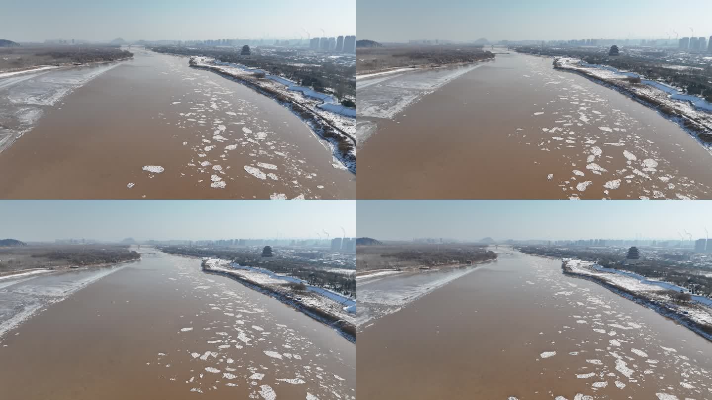 济南黄河冰凌