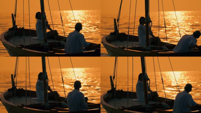 SLO MO夫妇的日落之帆:享受宁静的旅程