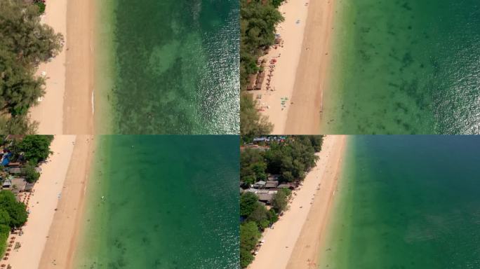 兰达岛的长滩，一个漂亮的长而直的海滩，大约5公里。这种向上倾斜的揭示开始于最北端，并揭示了向南看的长