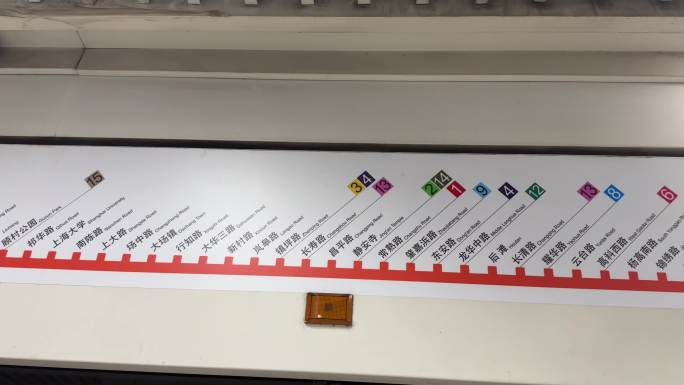 4K原创 7号线 上海地铁7号线路图
