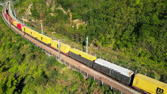 铁路货运集装箱  铁道物流中欧班列