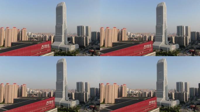 武汉长江日报大楼市民之家航拍