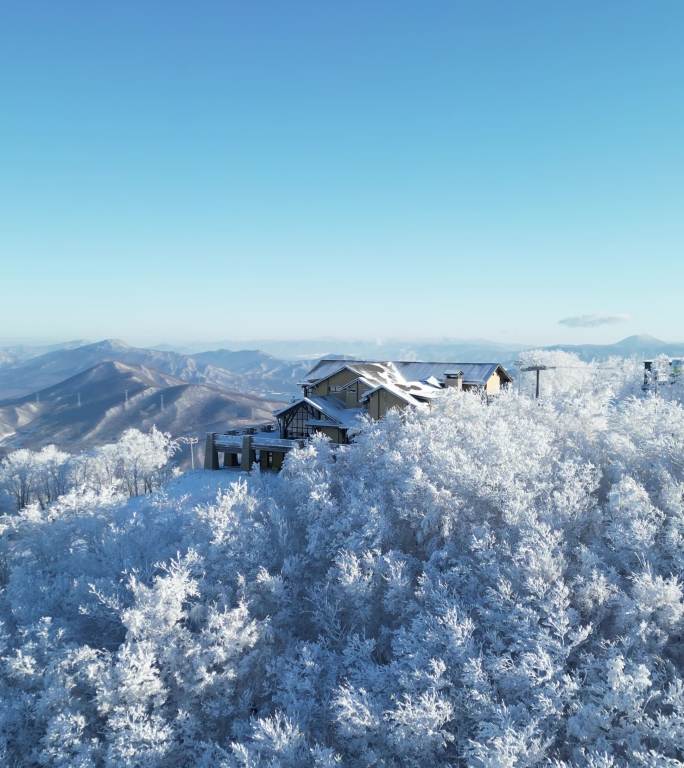 松花湖雾凇景观