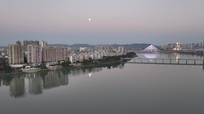 航拍于都城区全景