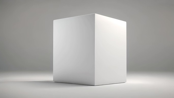 白色立方体 方块 白色方块