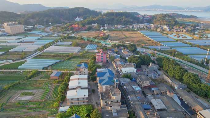 航拍福州新农村