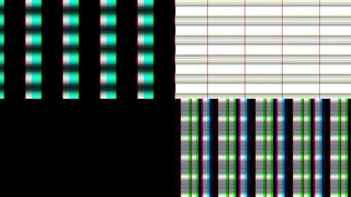 录像机(VCR)播放动画。VHS缺陷，伪影和噪声。旧的损坏磁带的故障。静态电视噪音。复古复古的背景。